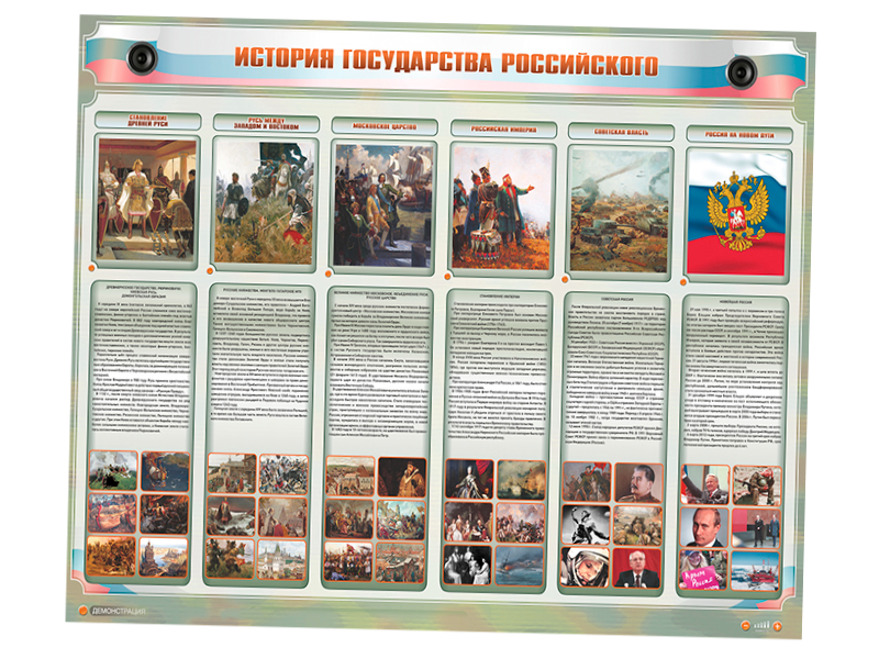 Интерактивный электрифицированный стенд "История государства Российского"